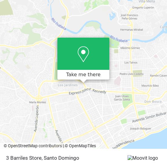 3 Barriles Store map