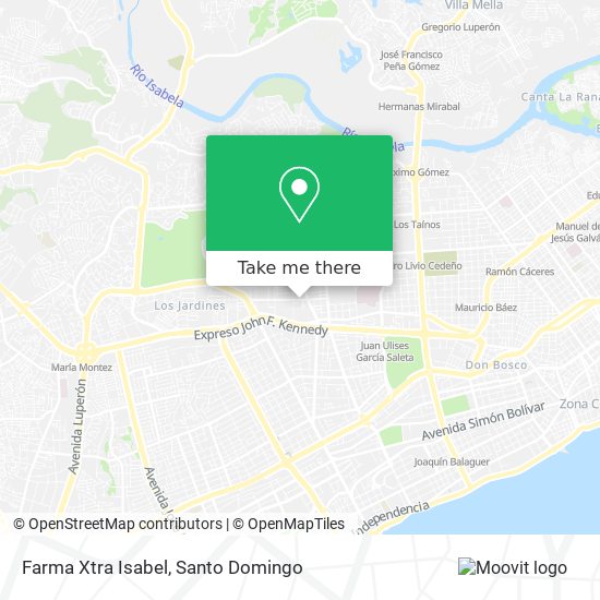 Farma Xtra Isabel map