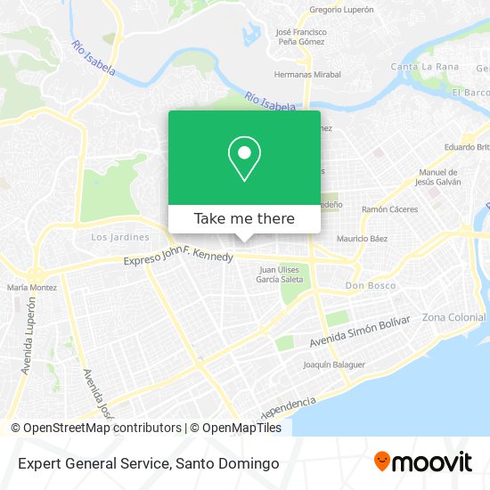 Expert General Service map