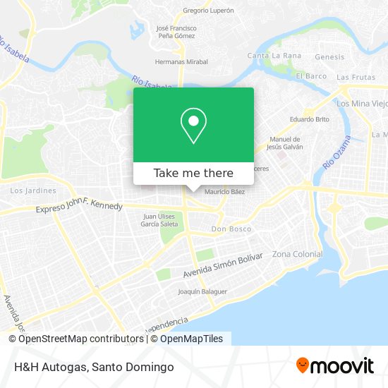 H&H Autogas map