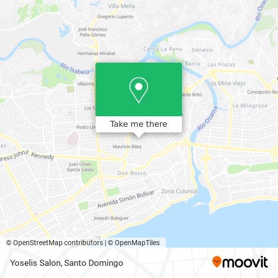 Yoselis Salon map