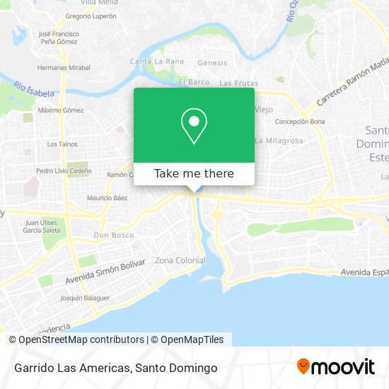 Mapa de Garrido Las Americas