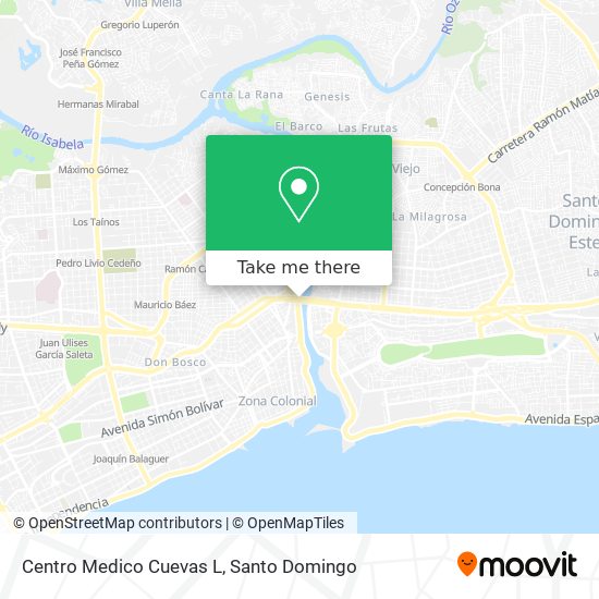 Mapa de Centro Medico Cuevas L