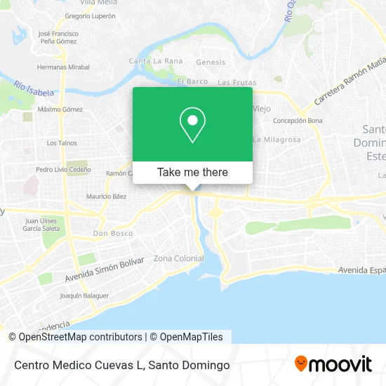 Centro Medico Cuevas L map