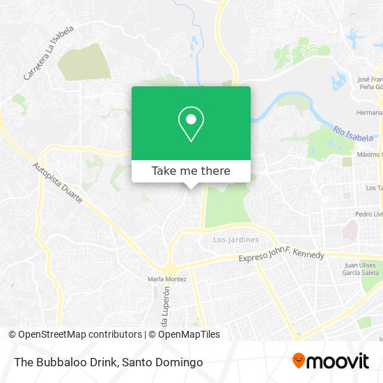 The Bubbaloo Drink map