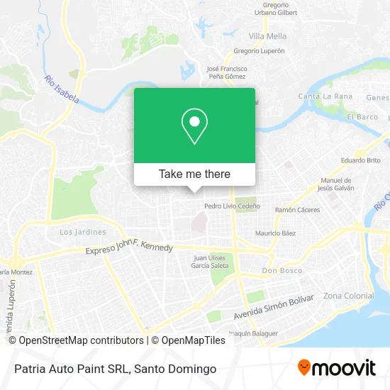 Patria Auto Paint SRL map