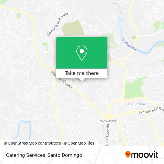 Mapa de Catering Services