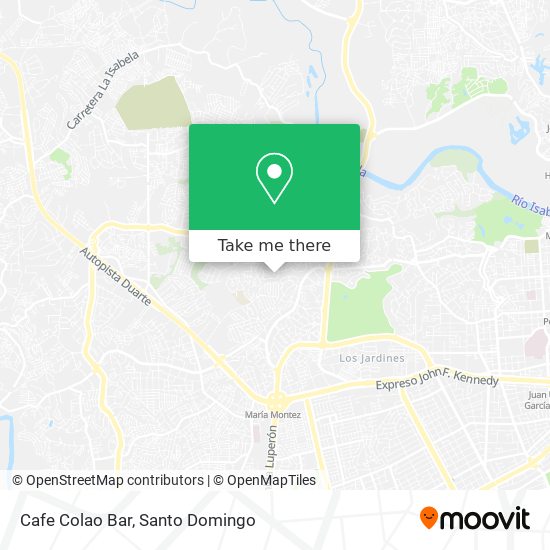 Cafe Colao Bar map