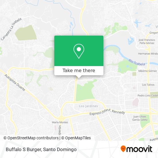 Buffalo S Burger map