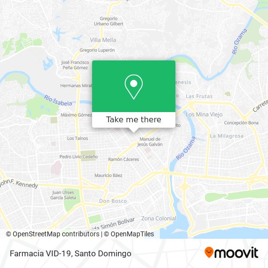 Mapa de Farmacia VID-19