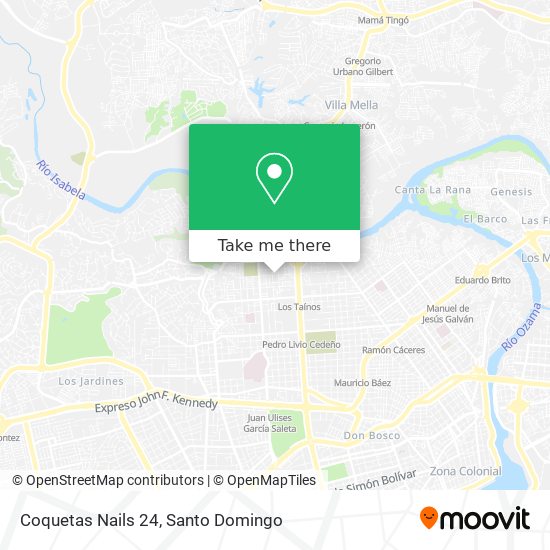Coquetas Nails 24 map