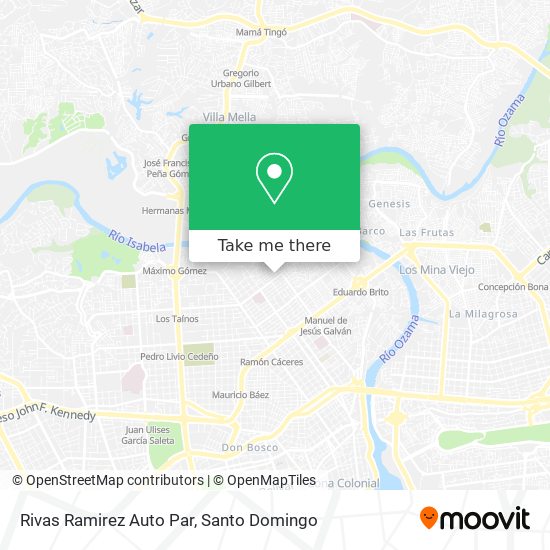 Rivas Ramirez Auto Par map