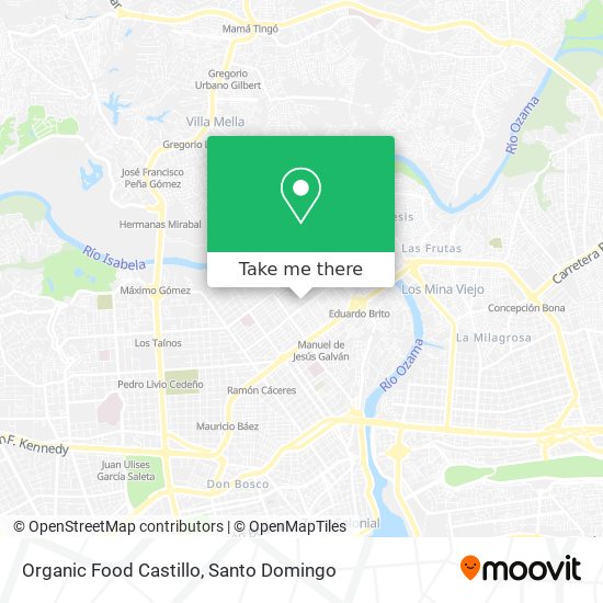 Organic Food Castillo map