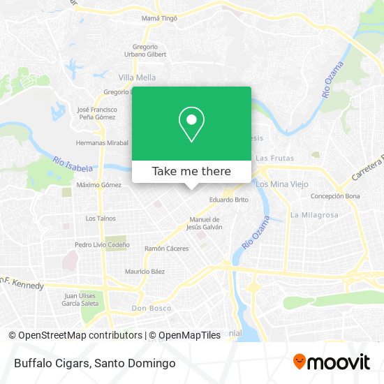 Buffalo Cigars map