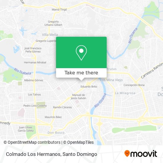Colmado Los Hermanos map