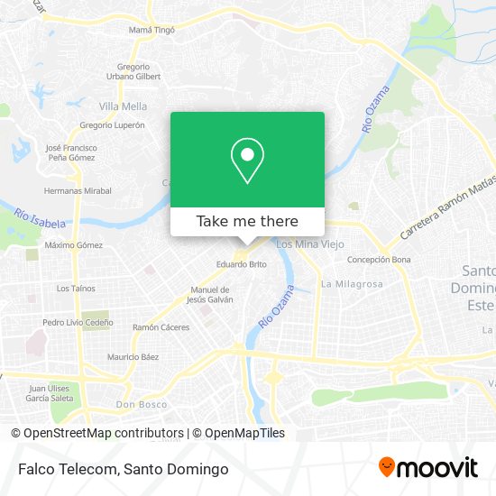 Mapa de Falco Telecom