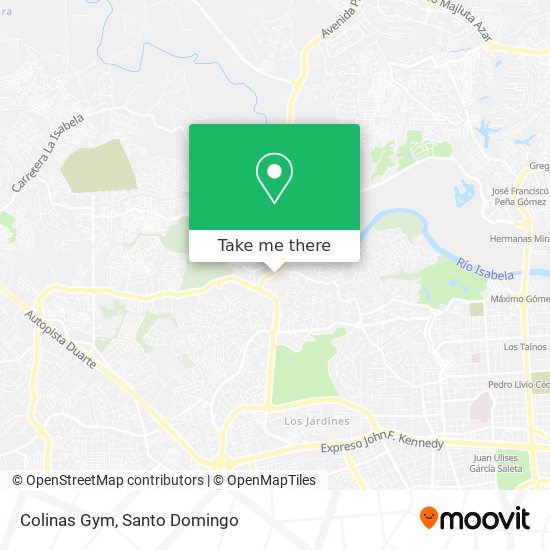 Colinas Gym map