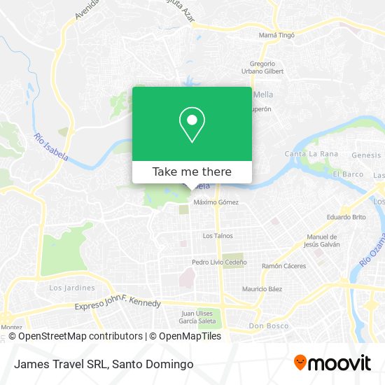 James Travel SRL map