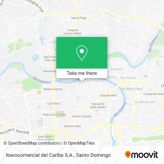 Iberocomercial del Caribe S.A. map