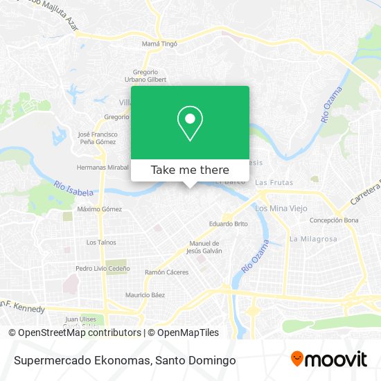 Supermercado Ekonomas map