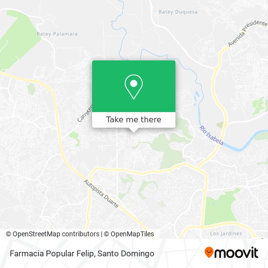 Farmacia Popular Felip map