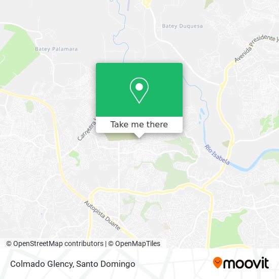 Colmado Glency map