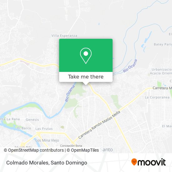 Colmado Morales map
