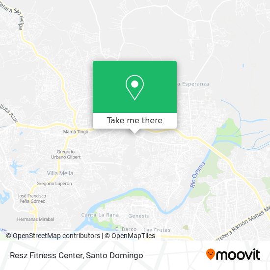 Resz Fitness Center map