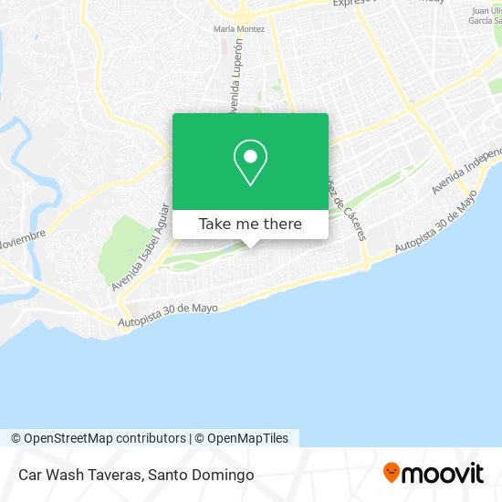 Car Wash Taveras map
