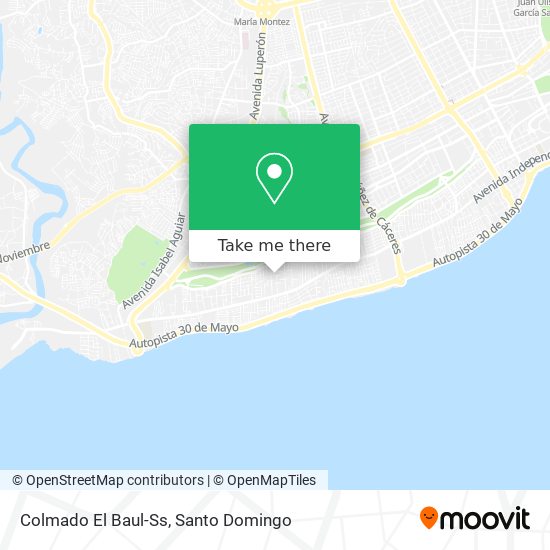 Colmado El Baul-Ss map