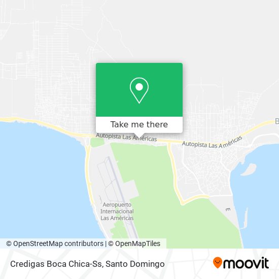 Credigas Boca Chica-Ss map