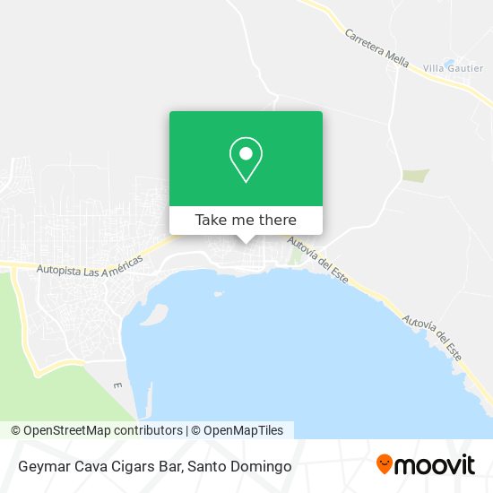 Geymar Cava Cigars Bar map