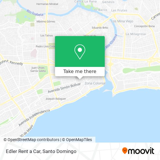 Edler Rent a Car map