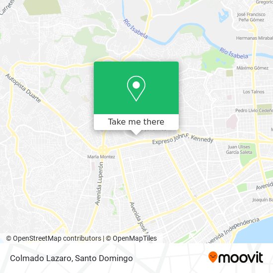 Colmado Lazaro map