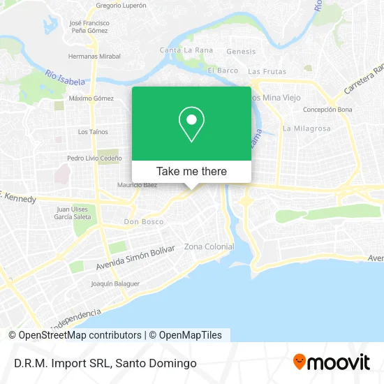 Mapa de D.R.M. Import SRL