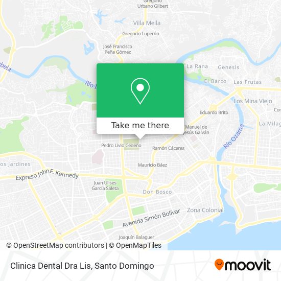 Clinica Dental Dra Lis map