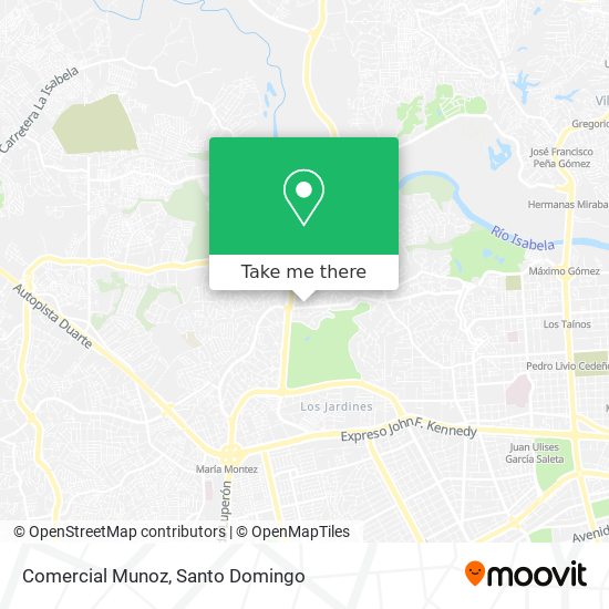 Comercial Munoz map