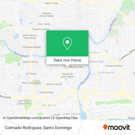 Colmado Rodriguez map
