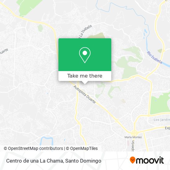 Centro de una La Chama map
