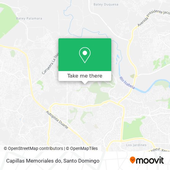 Capillas Memoriales do map