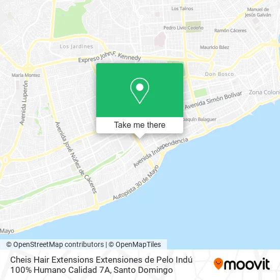 Mapa de Cheis Hair Extensions Extensiones de Pelo Indú 100% Humano Calidad 7A