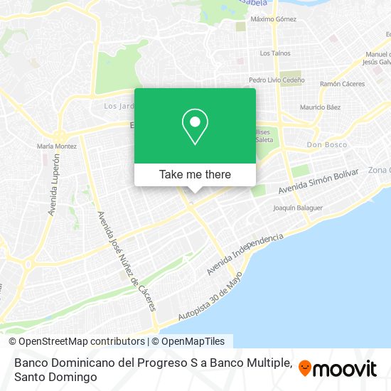 Banco Dominicano del Progreso S a Banco Multiple map