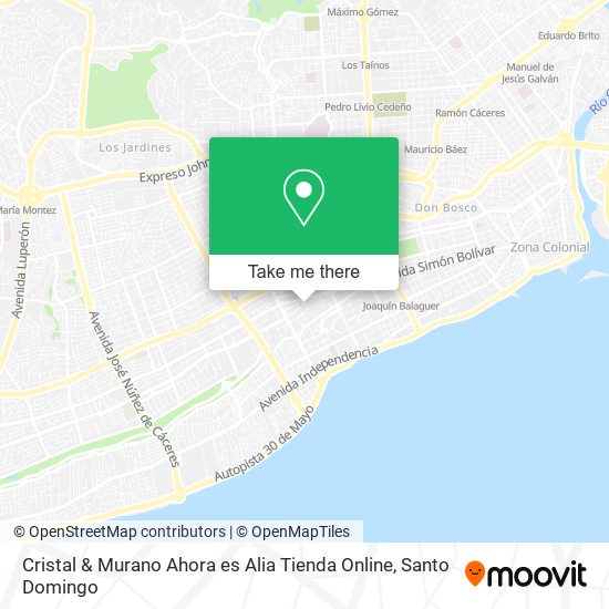 Cristal & Murano Ahora es Alia Tienda Online map
