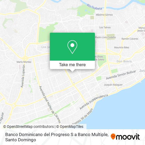 Banco Dominicano del Progreso S a Banco Multiple map
