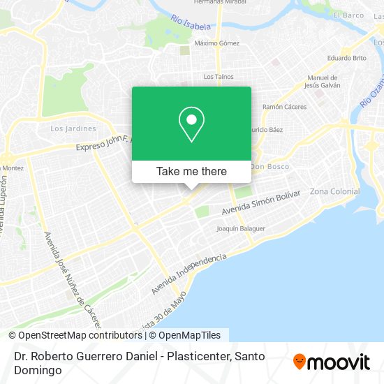 Dr. Roberto Guerrero Daniel - Plasticenter map