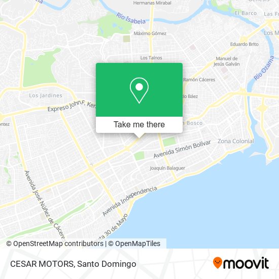 CESAR MOTORS map
