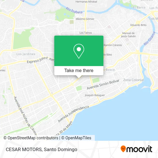 CESAR MOTORS map