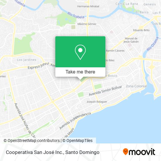 Cooperativa San José Inc. map