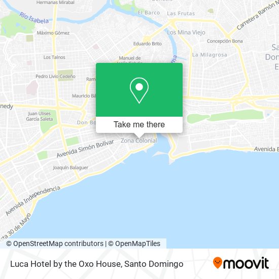 Luca Hotel by the Oxo House map