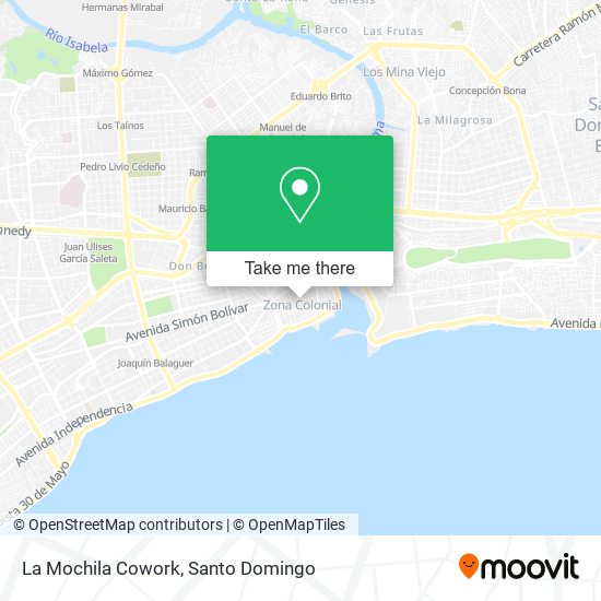 La Mochila Cowork map
